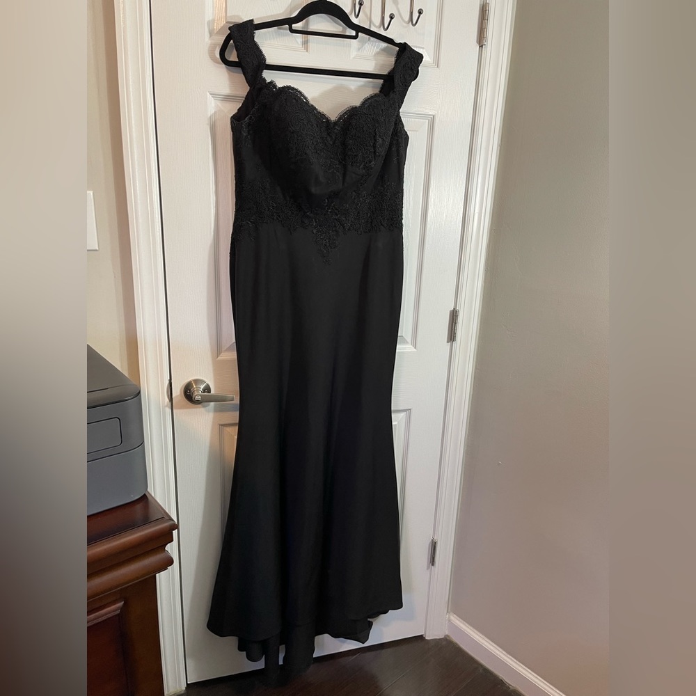 Boubou Size XL Black Formal Prom Wedding Dress